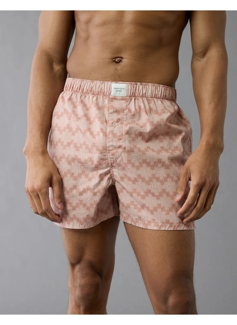 American Eagle AEO Plaid Stretch Boxer Short