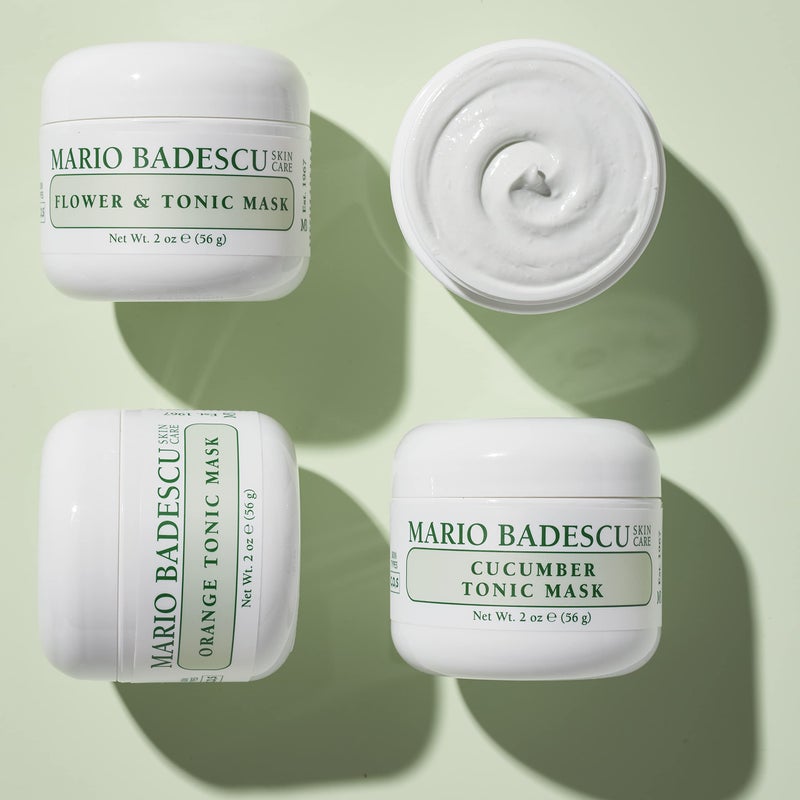 Mario Badescu Strawberry Tonic Mask - Refreshing & Brightening Clay Mask - Refines & Cleanses Dull Skin & Clogged Pores - Face Skincare Rich in Vitamin C & Folic Acid, 2 Oz - Image 4