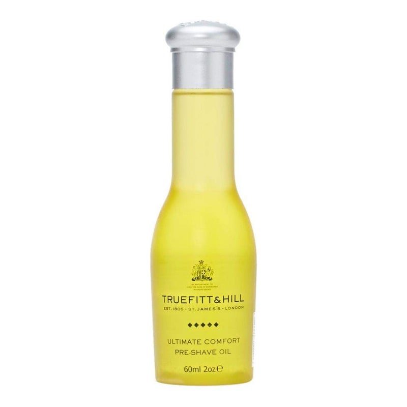 Truefitt & Hill Pre-shave Oil - Ultimate Comfort - Essential-Oil Based Ingredients that Moisturize, Heal, and Conditions Skin, Softens Hair Before Shave - 2 oz. - Image 1