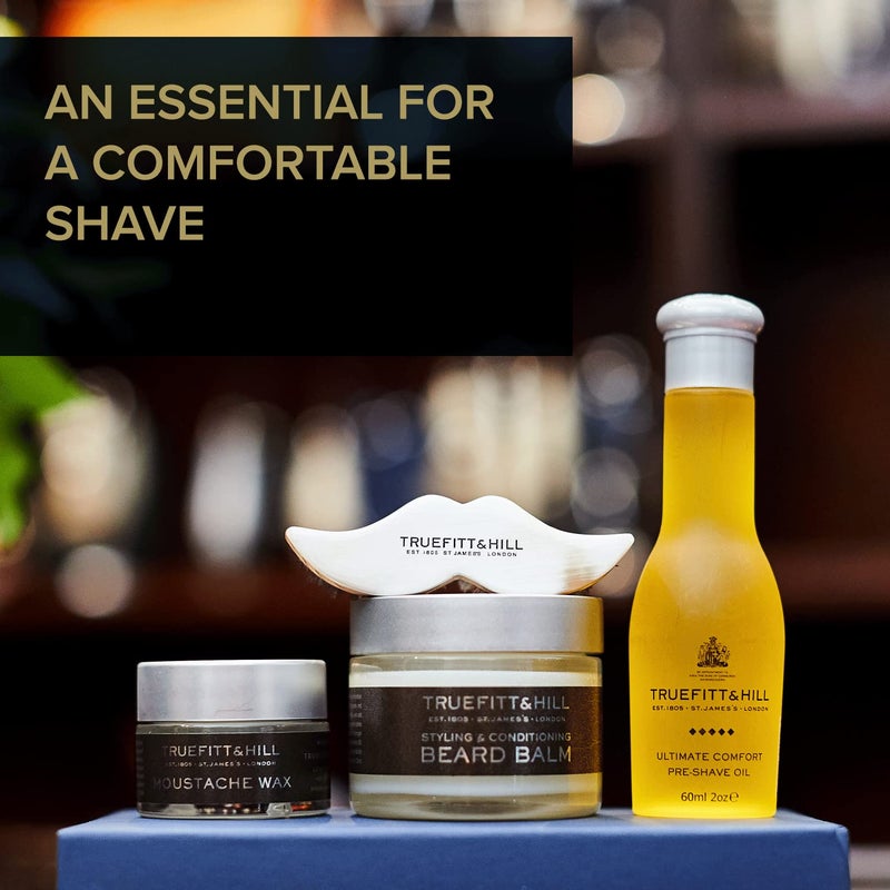 Truefitt & Hill Pre-shave Oil - Ultimate Comfort - Essential-Oil Based Ingredients that Moisturize, Heal, and Conditions Skin, Softens Hair Before Shave - 2 oz. - Image 4