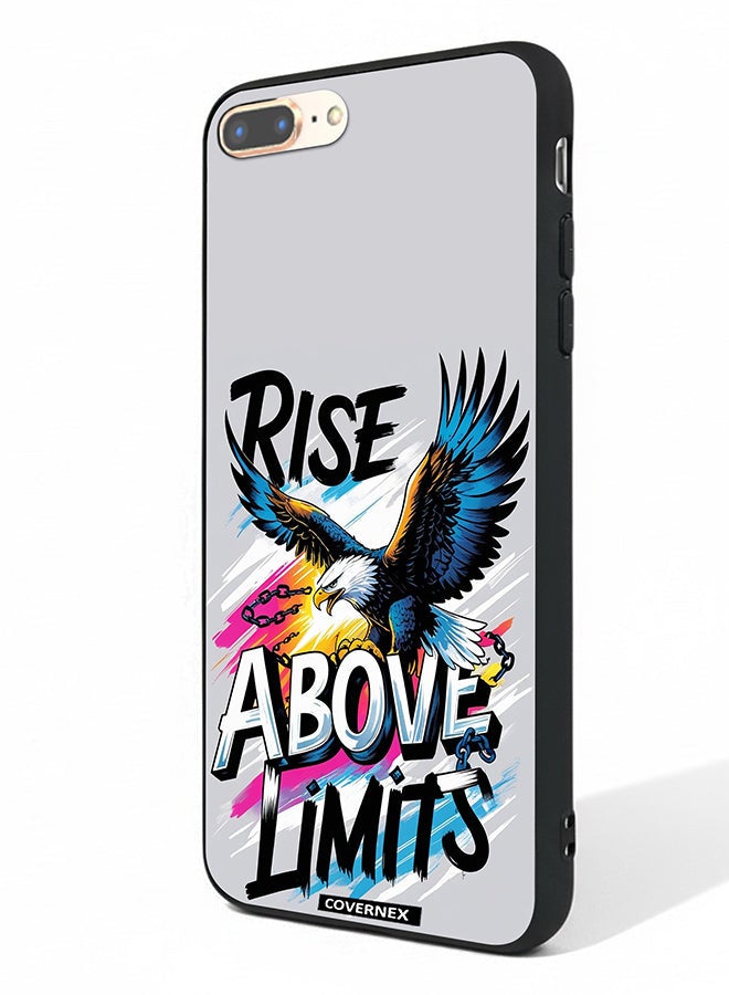 Covernex Apple iPhone 7 Plus Protective Case Cover Printed Featuring Rise Above Limits - Image 1