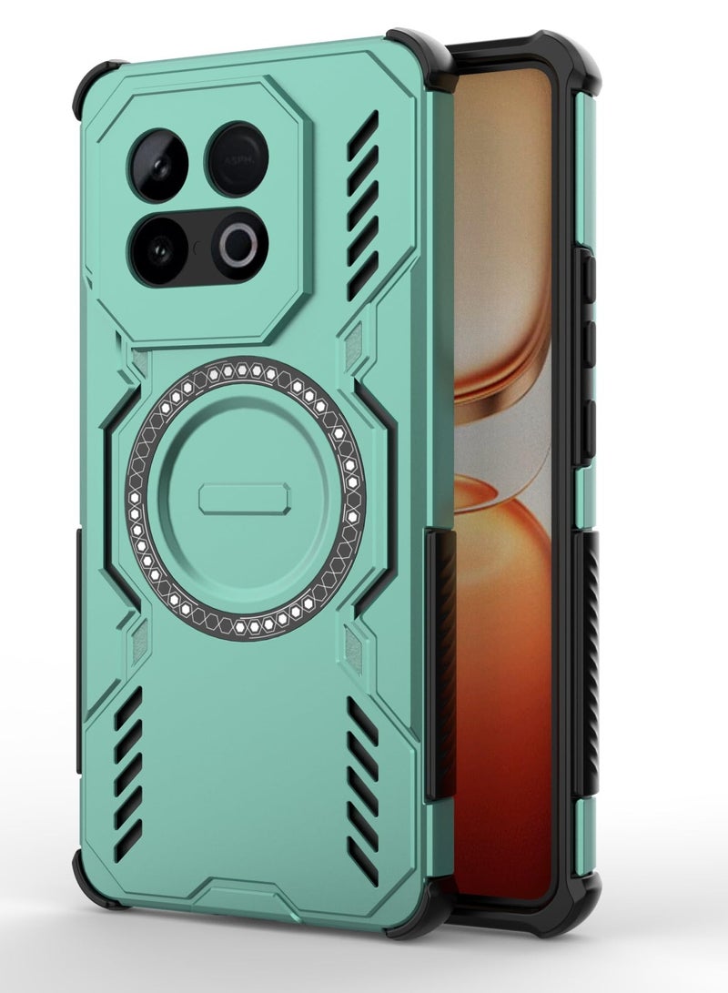 general Fashion phone compatible with Vivo IQOO Z10 Turbo 5G phone (domestic version) full body durable shockproof thin steel durable supports wireless charging protect the phone - Image 4