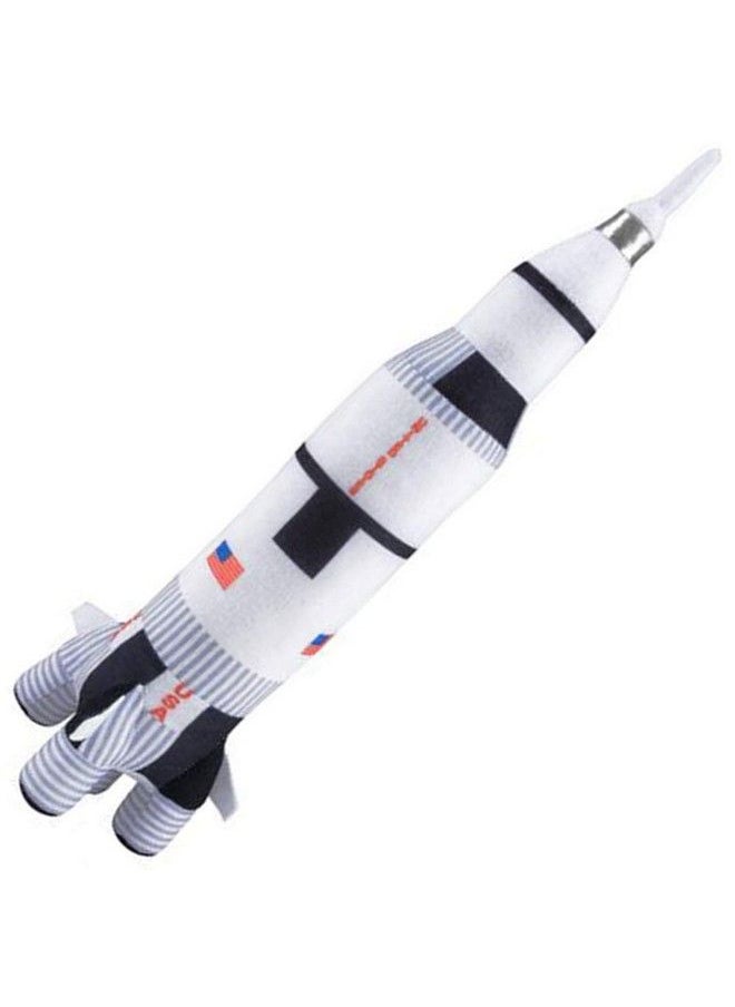 ArtCreativity Saturn Rocket Plush Toy For Kids 18.5 Inch Space Shuttle Stuffed Toy With Realistic Details Space Room Décor Nasa Spaceship Nursery Décor Great Outer Space Toys For Boys And Girls  - Image 2