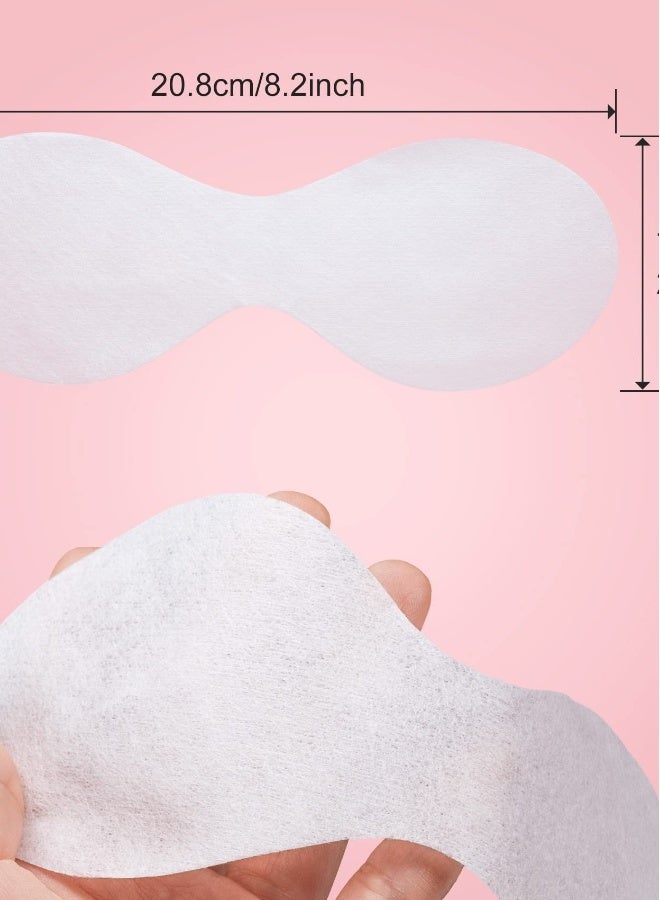 400 ورقة قطنية غير منسوجة للاستخدام لمرة واحدة، وسادات عناية بالعين للوجه، مثالية لمنتجعات السبا، ماسك عيون DIY، ورق ماسك للوجه للجمال والعناية بالبشرة، لفات مرطبة للسبا. - Image 4
