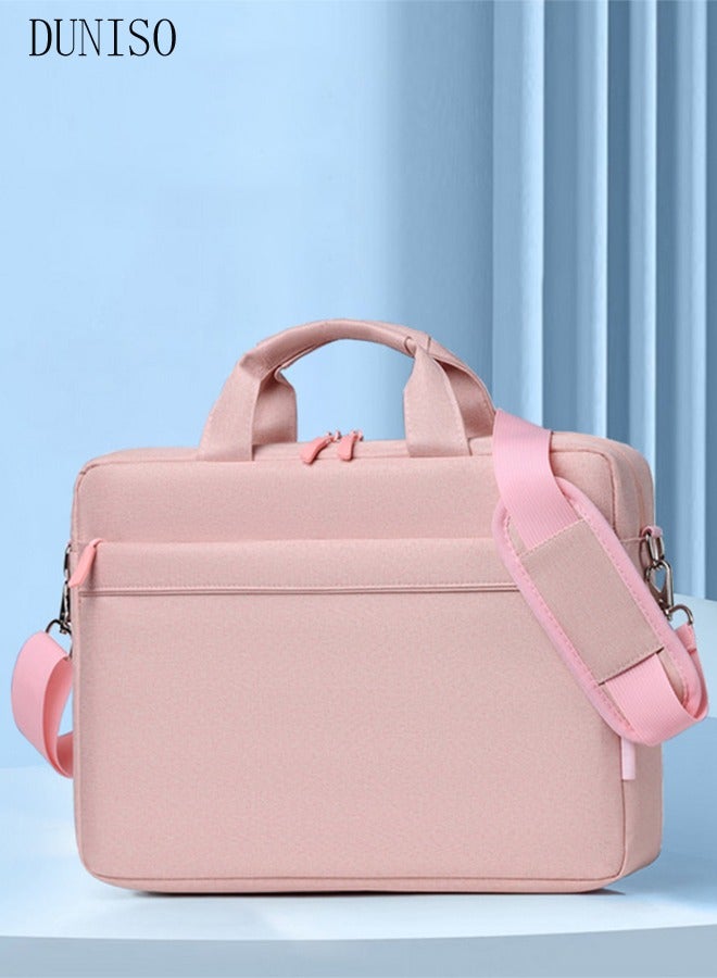 DUNISO 15.6 Inch Laptop Bag with Multi Compartment Lightweight Laptop Hand Bag Crossbody Bag Travel Business Briefcase Water-Resistant Dust-proof Shoulder Messenger Bag for Men and Women Work Office  - Image 5