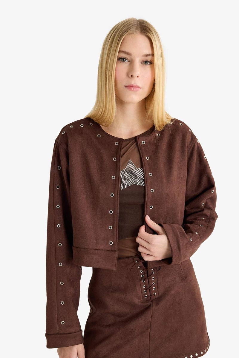 DeFacto Suede Blazer - Image 3