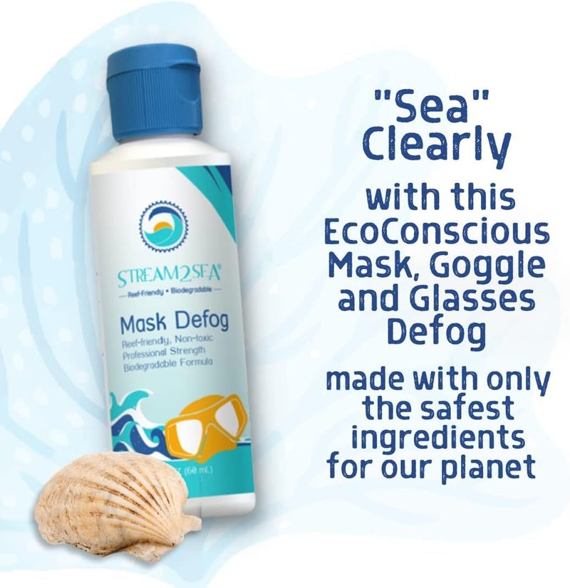 STREAM 2 SEA Reef Safe Anti-Fog Spray for Swim Goggles, Snorkel, Scuba & Ski Masks â€“ Defogger for Scuba Diving, Snorkeling & Swimming â€“ 2 Fl Oz - Image 4