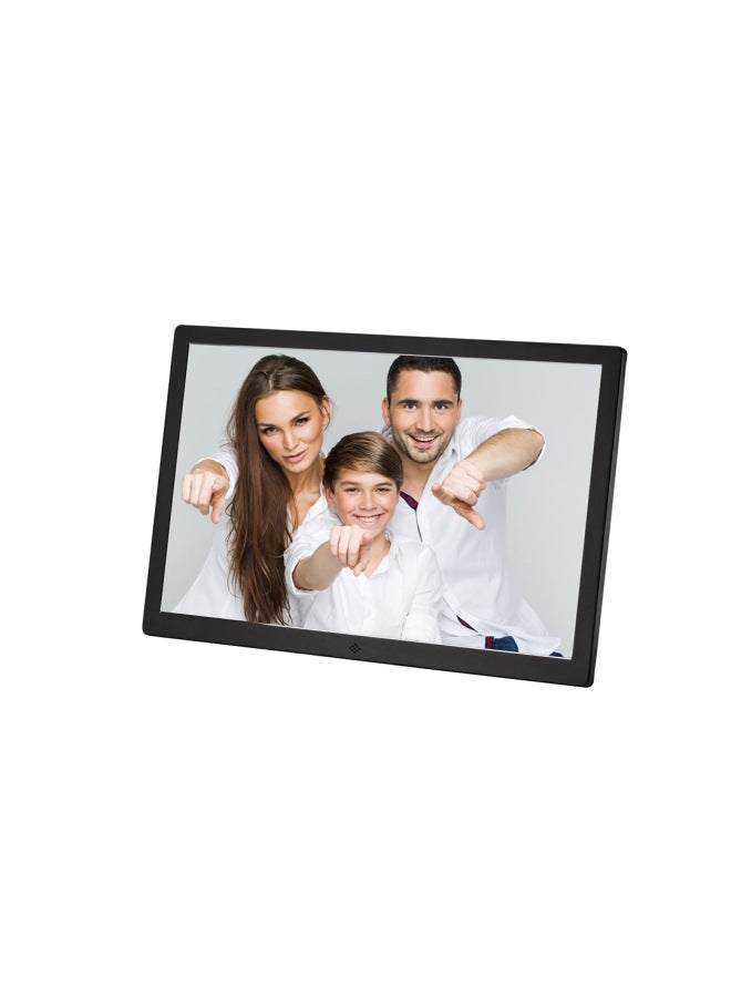 15 Inch Metal Digital Photo Frame LCD Display Loop Play Picture Video Advertising 15.4 Inch Electronic Photo Album-Color:15.4inch / 15inch -cool Black  - Image 1