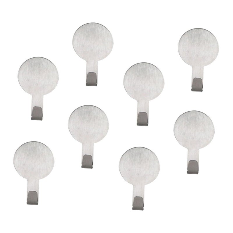 DOITOOL 8Pcs Self Adhesive Steel Hooks Strong Hold for Kitchen Bathroom - Image 2