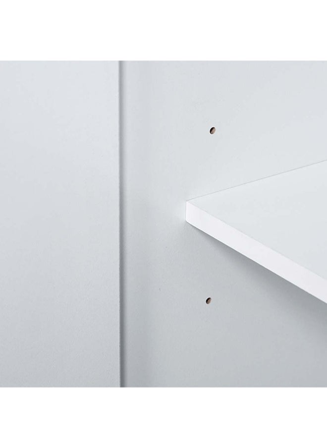 DANUBE HOME Gamerzone 2Door Wardrobe With 3Drawers Sturdy Closet Clothes Storage Cupboard For Kids Modern Design Space Saving Swing Door Cabinet For Bedroom L120Xw48Xh180Cm - White And Grey  - Image 2