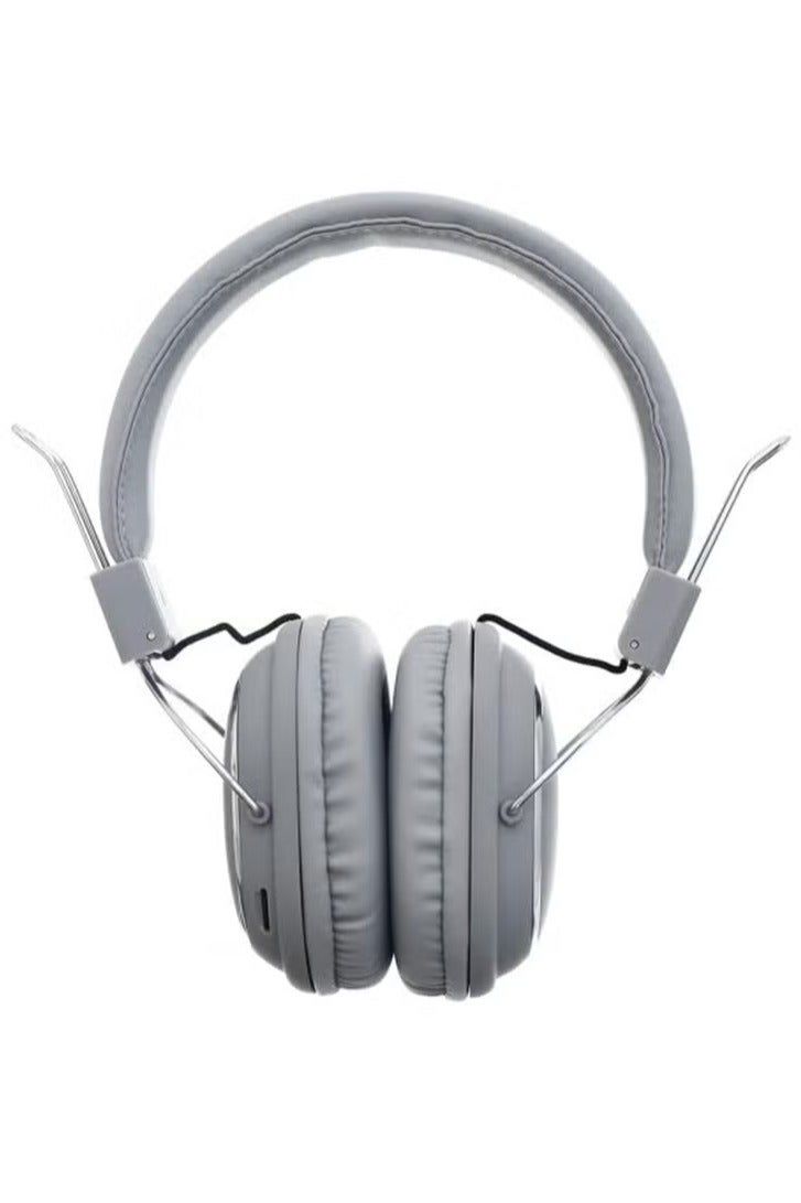 SODO SD-1004 Bluetooth Headphones,Stereo Sound,Bluetooth Compatible Headset Wireless, Big Headphone, Sport Earphone, Support micro sd card/AUX/TF Card/Built in Microphone (Grey), Wireless, Wired - Image 1