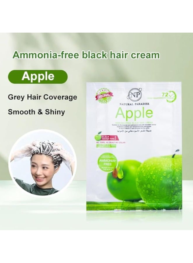 Natural Paradise Natural Paradise Apple Ammonia Free Black Hair Color Cream 30ml - Image 2