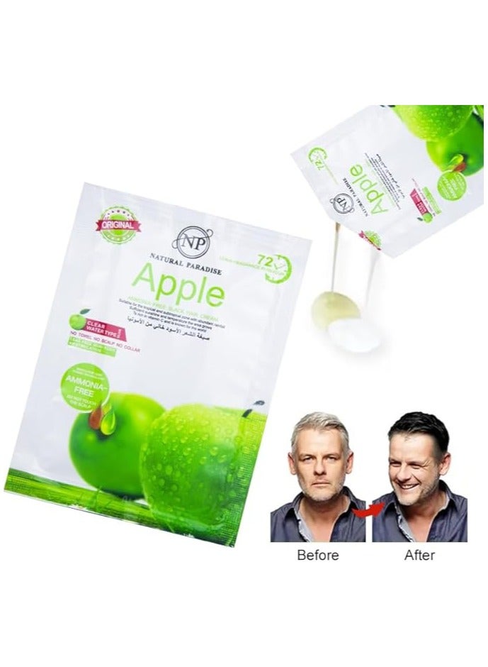 Natural Paradise Natural Paradise Apple Ammonia Free Black Hair Color Cream 30ml - Image 3
