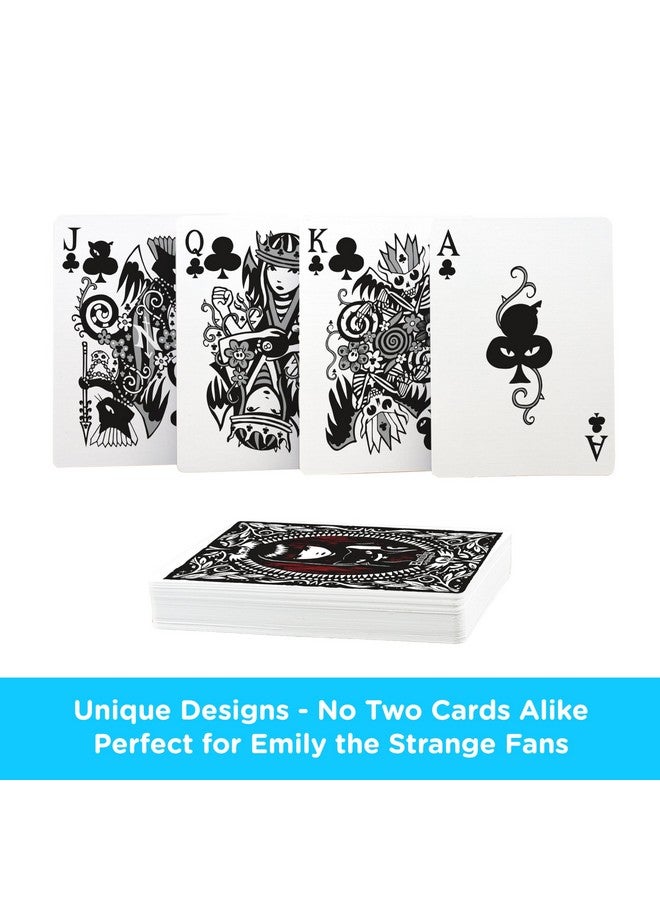 AQUARIUS Emily The Strange Playing Cards - Emily The Strange Themed Deck of Cards for Your Favorite Card Games - Officially Licensed Emily The Strange Merchandise & Collectibles - Image 3