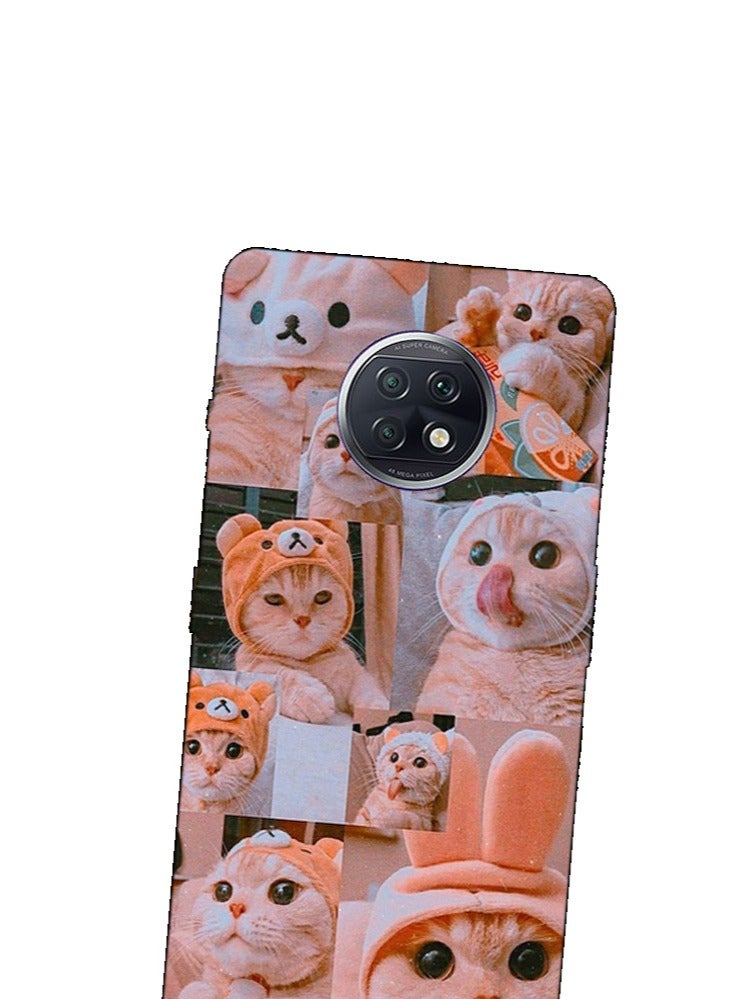 Service Zone Protective Printed Mobile Back Cover Cutest Cat For Xiaomi Mi Note 9T - Image 2