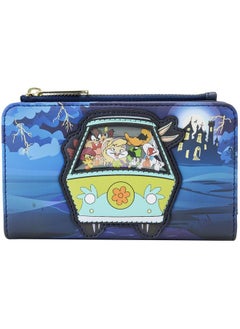 Looney Tunes Warner Bros 100Th Anniversary Scoobydoo Mashup Flap Wallet  - Image 1