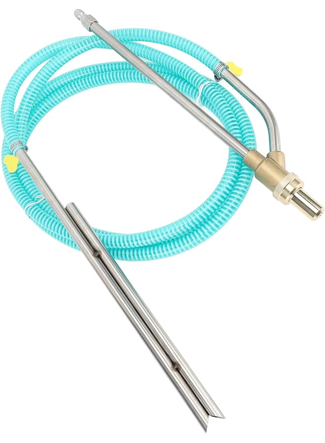 إيروريكس طقم تنظيف بالرمل بغسالة الضغط 5000 رطل لكل بوصة مربعة ملحق تنظيف بالرمل الرطب 1/4 فك سريع لآلة تنظيف الرمل مع فوهة بديلة ونظارات مناسبة لتنظيف الطلاء باستخدام المواد الكاشطة - Image 4