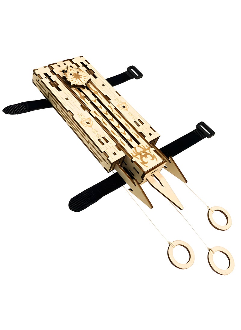 Generic - Sleeve Arrow - 3D Wooden Puzzle, Catapult Concealed Game Props Model Kits for Teens and Adults - Unique Toy Gifts for Ages 12 and Up, Fun and Challenging Build, Best Gift Ideas - Image 1