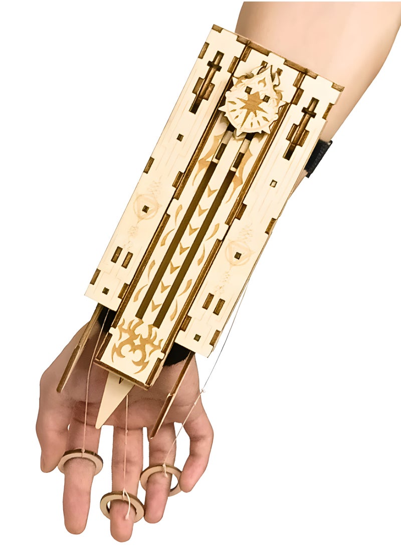 Generic - Sleeve Arrow - 3D Wooden Puzzle, Catapult Concealed Game Props Model Kits for Teens and Adults - Unique Toy Gifts for Ages 12 and Up, Fun and Challenging Build, Best Gift Ideas - Image 1