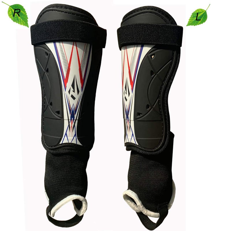 Rawxy Soccer Football shin Guards with Low-Profile Flexible Super Protection,Great for Adult,Youth, Junior,Size Medium - Image 1