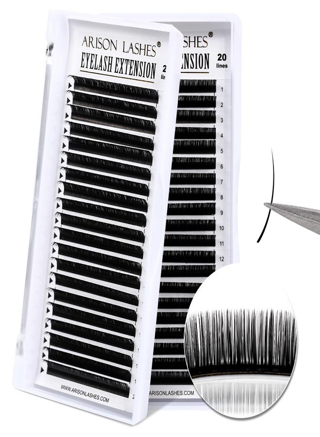 Arison Lashes Classic Lash Extensions Soft Lashes 20 Rows Mixed Tray D 8mm Curl 0.07 Thick Volume Pestañas Pelo a Pelo - Image 1