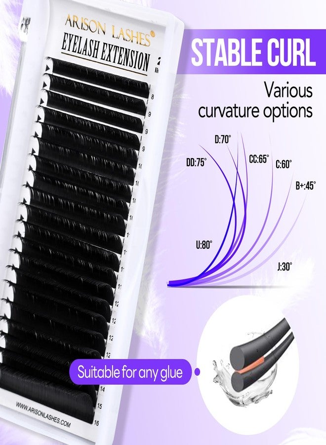 Arison Lashes Classic Lash Extensions Soft Lashes 20 Rows Mixed Tray D 8mm Curl 0.07 Thick Volume Pestañas Pelo a Pelo - Image 2