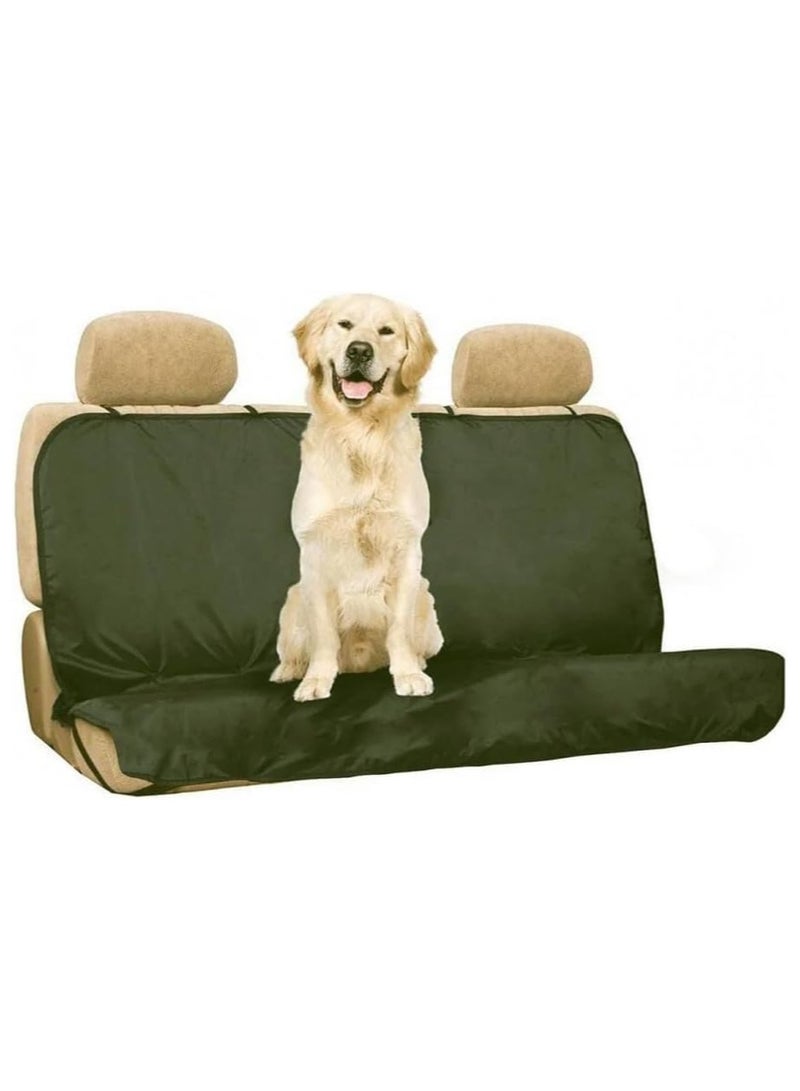 Petzoom Loungee Car Back Seat Cover, Designed to Protect Seats from Pets, Waterproof, Scratch Resistant, Non-Slip, Fits Cars, Trucks, SUVs – Standard (Black) - Image 4