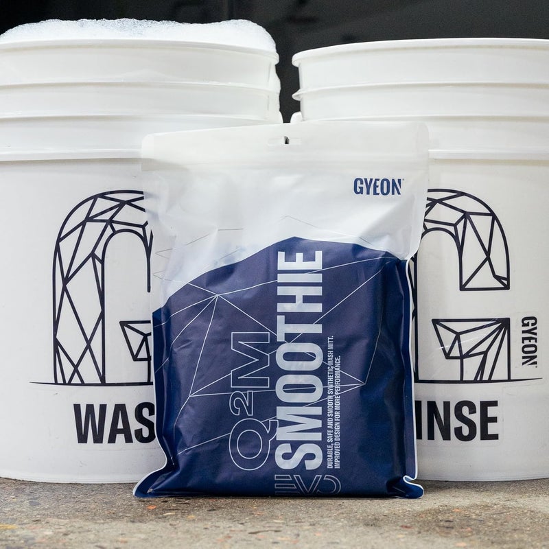 جيون قفاز غسيل السيارات من الألياف الدقيقة Quartz Cloth Q²M Smoothie EVO - انزلاق فائق النعومة - مزيج الألياف الدقيقة الكوري - خالٍ من الوبر - متانة ممتدة - خالٍ من الخدوش - تفصيل السيارات - غسيل دلو السيارات - Image 5