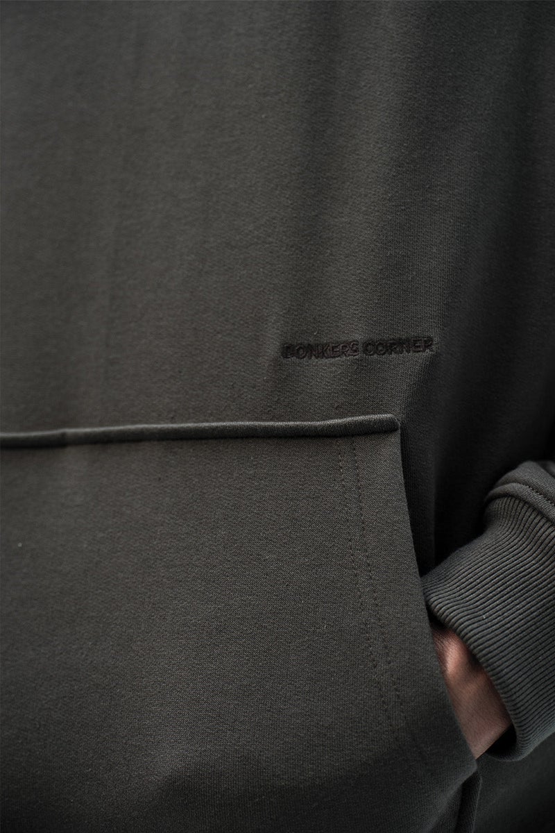 Bonkers Corner Taupe Wear A Hug Oversized Hoodie For Men's - Image 2