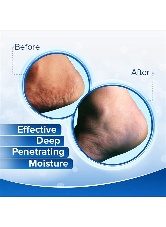 dermal therapy كريم العناية بالكعب - علاج مرطب يعمل على إصلاح وشفاء الكعبين والقدمين الجافين والخشنين والمتشققين | 25% يوريا و6% أحماض ألفا هيدروكسي (حزمة 3 أونصة + 8 أونصة) - Image 5