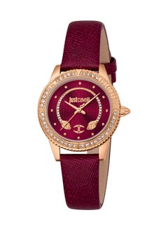 Women's Round Shape Leather Wrist Watch JC1L275L0025 - 30 Mm