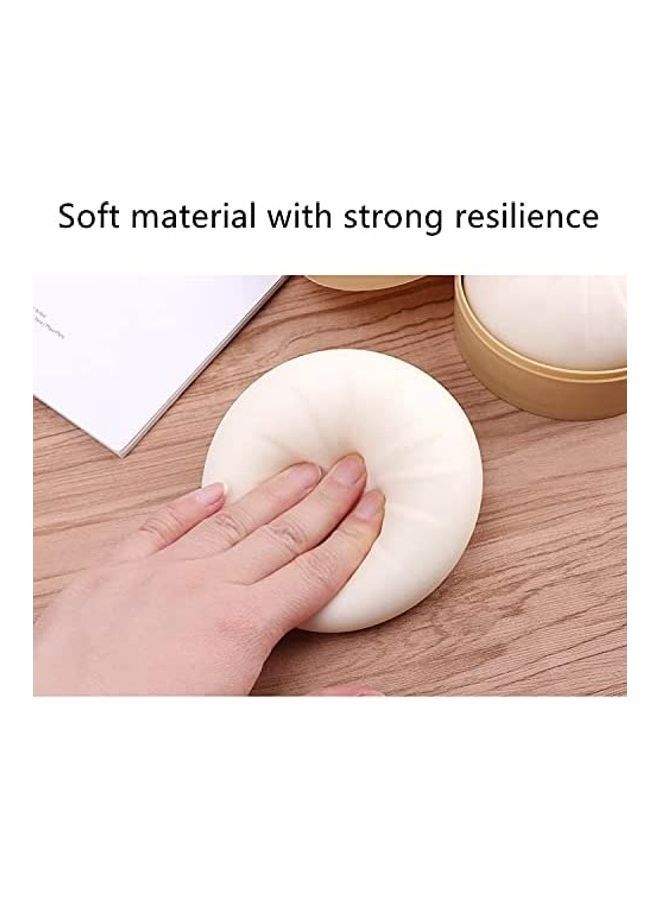 NIBEMINENT Sensory Stress Relief Simulation Steamed Stuffed Bun Squishy Toy for Children Adults Teens 5cm - Image 2