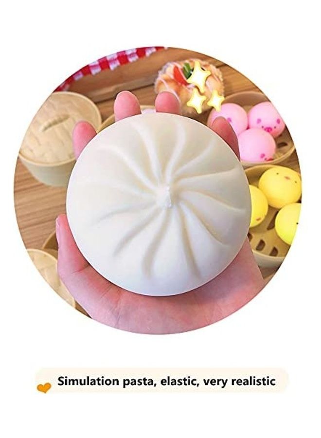 NIBEMINENT Sensory Stress Relief Simulation Steamed Stuffed Bun Squishy Toy for Children Adults Teens 5cm - Image 3