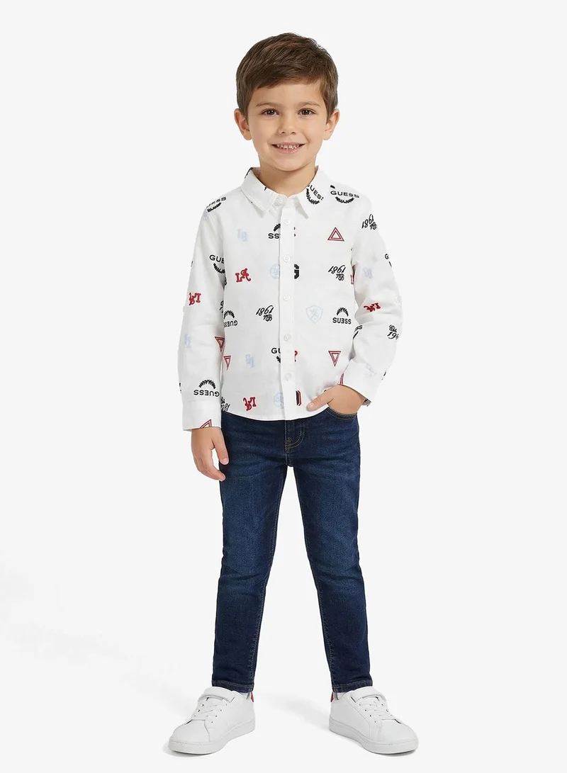 GUESS Kids Regular Fit Oxford Shirt