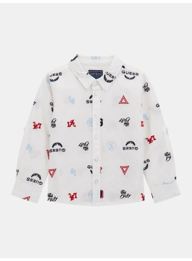 GUESS Kids Regular Fit Oxford Shirt