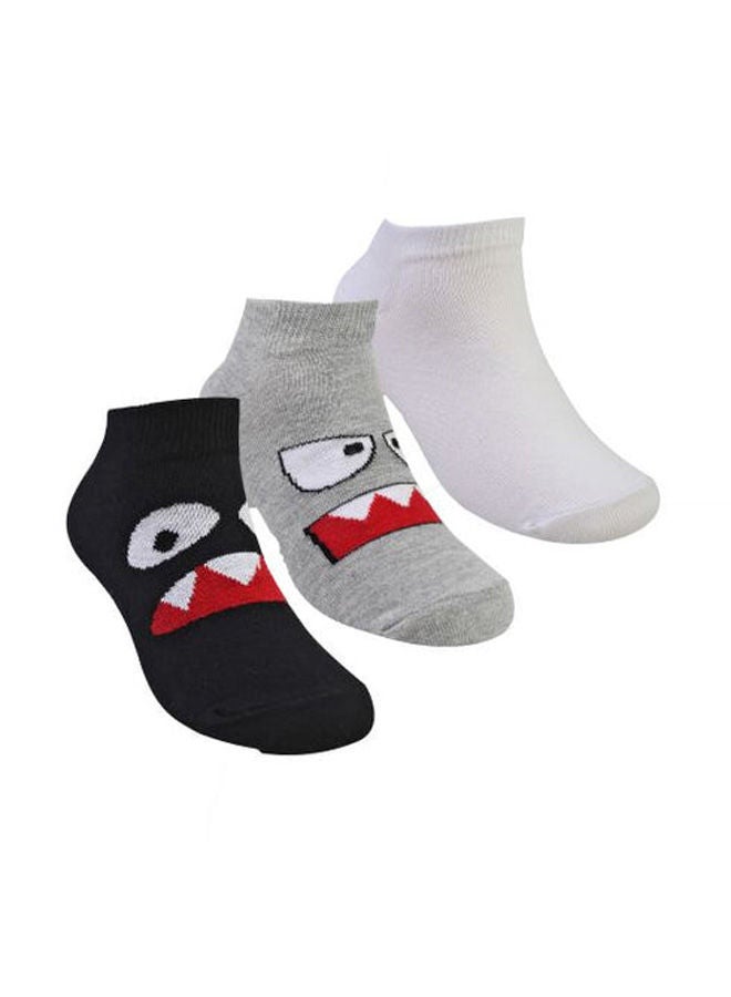 STITCH Boys Pack of 3 Lycra Ankle Casual Socks - Image 1