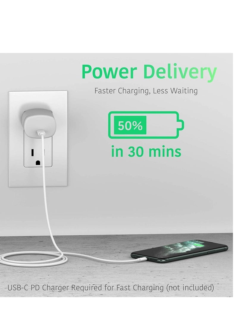ELTRAZONE - MFI Certified USB C to Lightning Cable for Fast Charging iPhone with Power Delivery - Image 1