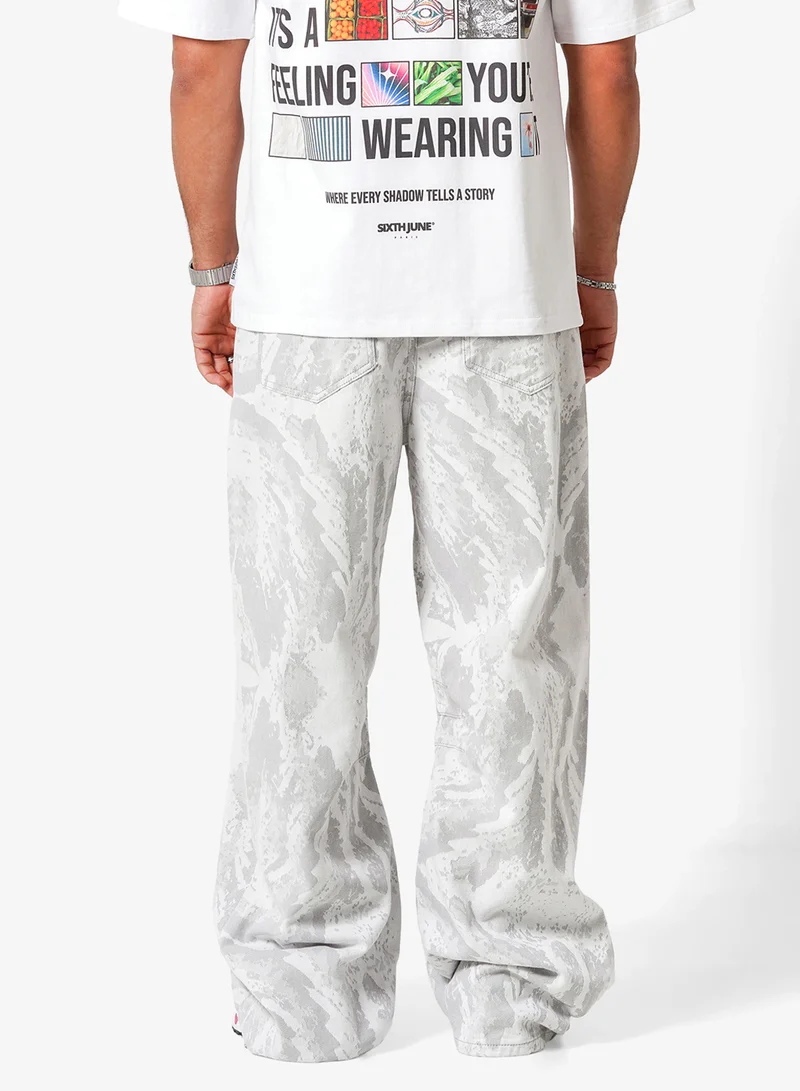 Sixth June Camo Baggy Pants