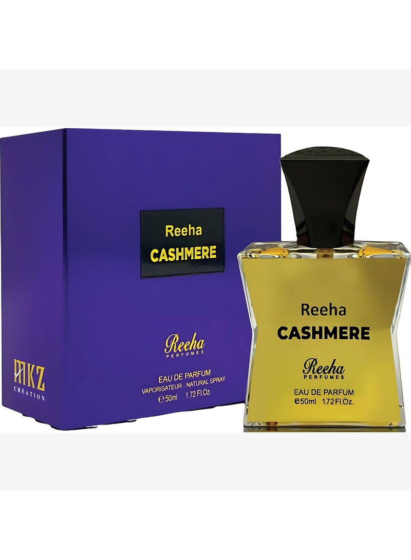 Reeha PERFUMES Cashmere Eau De Parfum 50ml by Reeha Perfumes – Unisex Long Lasting Oriental Woody Fragrance - Image 2