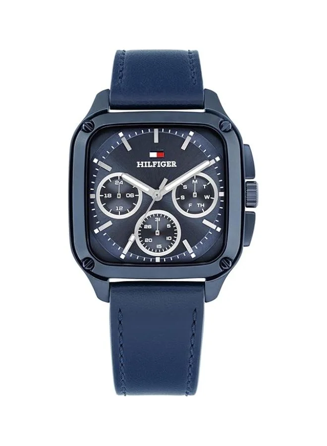 TOMMY HILFIGER Leather Strap Analog Watch