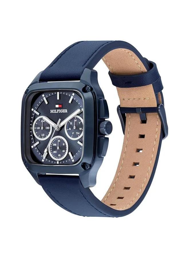 TOMMY HILFIGER Leather Strap Analog Watch