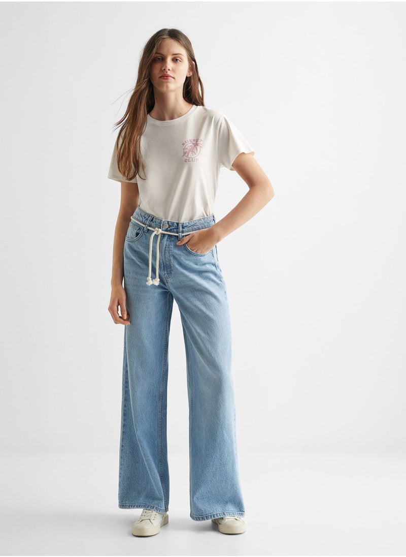 MANGO - Youth Logo Print T-Shirt - Image 1
