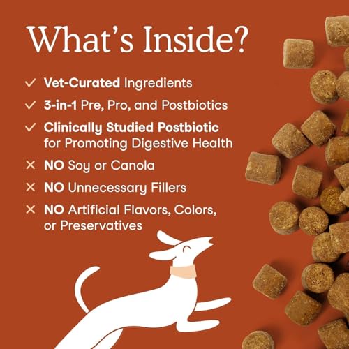 Fera Pets Probiotics for Dogs with Prebiotics and Postbiotics - Full Spectrum Gut Health Support - Promotes a Balanced Gut Microbiome - Boosts Immune Health - 90 Soft Chews - Image 3
