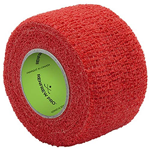 Renfrew Stretchrap Grip Tape Scapa Hockey Stick, 1 Roll (1.5"/6yds, Red) - Image 5