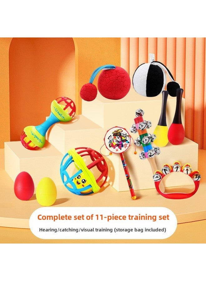Baby Toys Children's Hand Bell Educational Early Education Training 0-1 Years Old Baby Newborn Three Sand Hammer Rattle-Color:One Rattle - Image 2