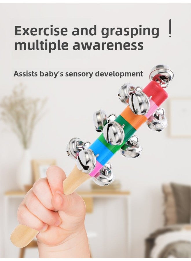 Baby Toys Children's Hand Bell Educational Early Education Training 0-1 Years Old Baby Newborn Three Sand Hammer Rattle-Color:One Rattle - Image 5