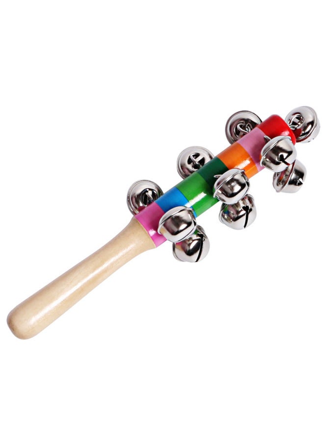Baby Toys Children's Hand Bell Educational Early Education Training 0-1 Years Old Baby Newborn Three Sand Hammer Rattle-Color:One Rattle - Image 1