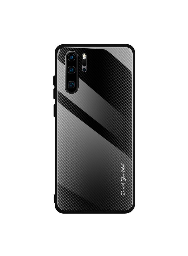 The Bros Phone Case For Huawei P30 Pro Texture Gradient Glass Protective Phone Case - Image 1
