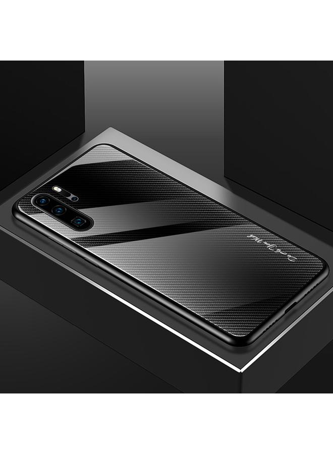 The Bros Phone Case For Huawei P30 Pro Texture Gradient Glass Protective Phone Case - Image 2