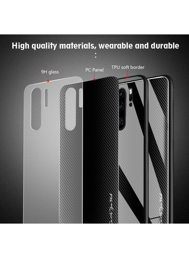 The Bros Phone Case For Huawei P30 Pro Texture Gradient Glass Protective Phone Case - Image 5
